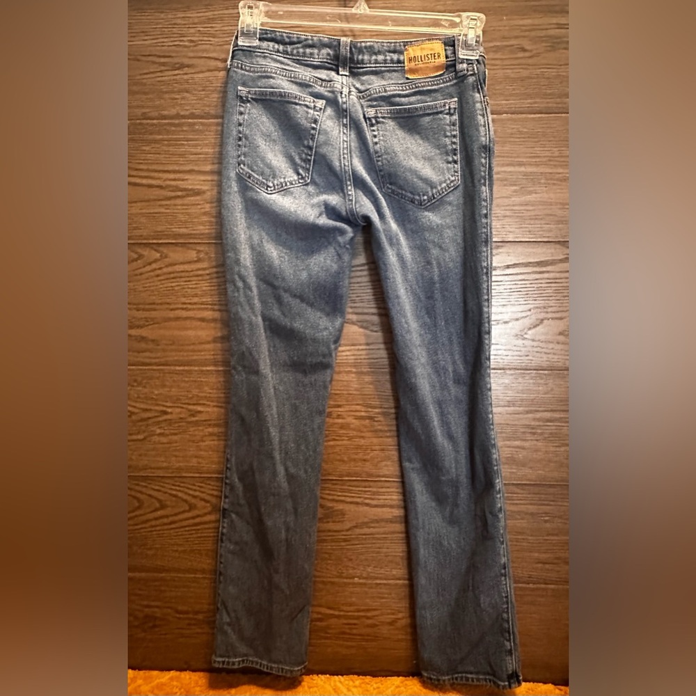 Hollister Distressed Dark Gray Skinny Jeans - Picture 3 of 3